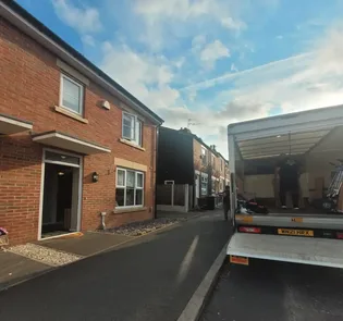 Removal company van